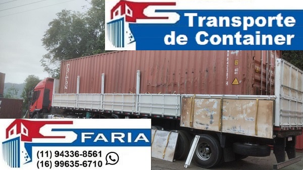 Transporte de container Guarujá